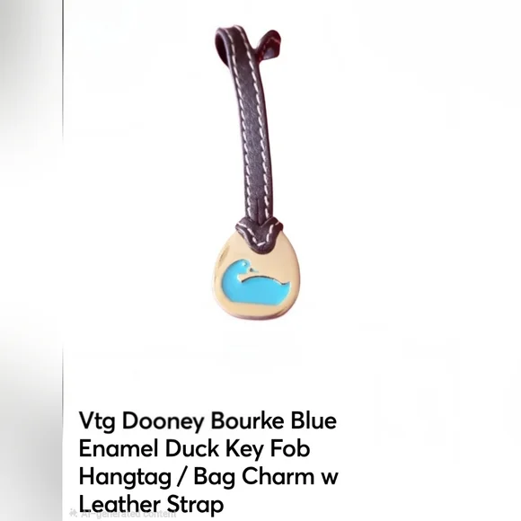 Dooney & Bourke Signature Tulip Tassel Monogram Tote. EUC - Picture 16 of 17